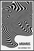 Bauhaus Style B+W Geometric Poster No. 4