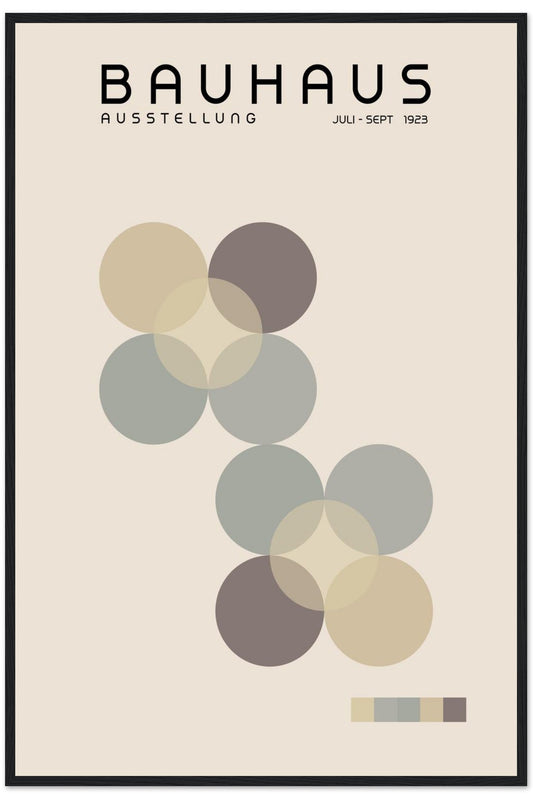 Bauhaus Color Geometry Poster No. 4