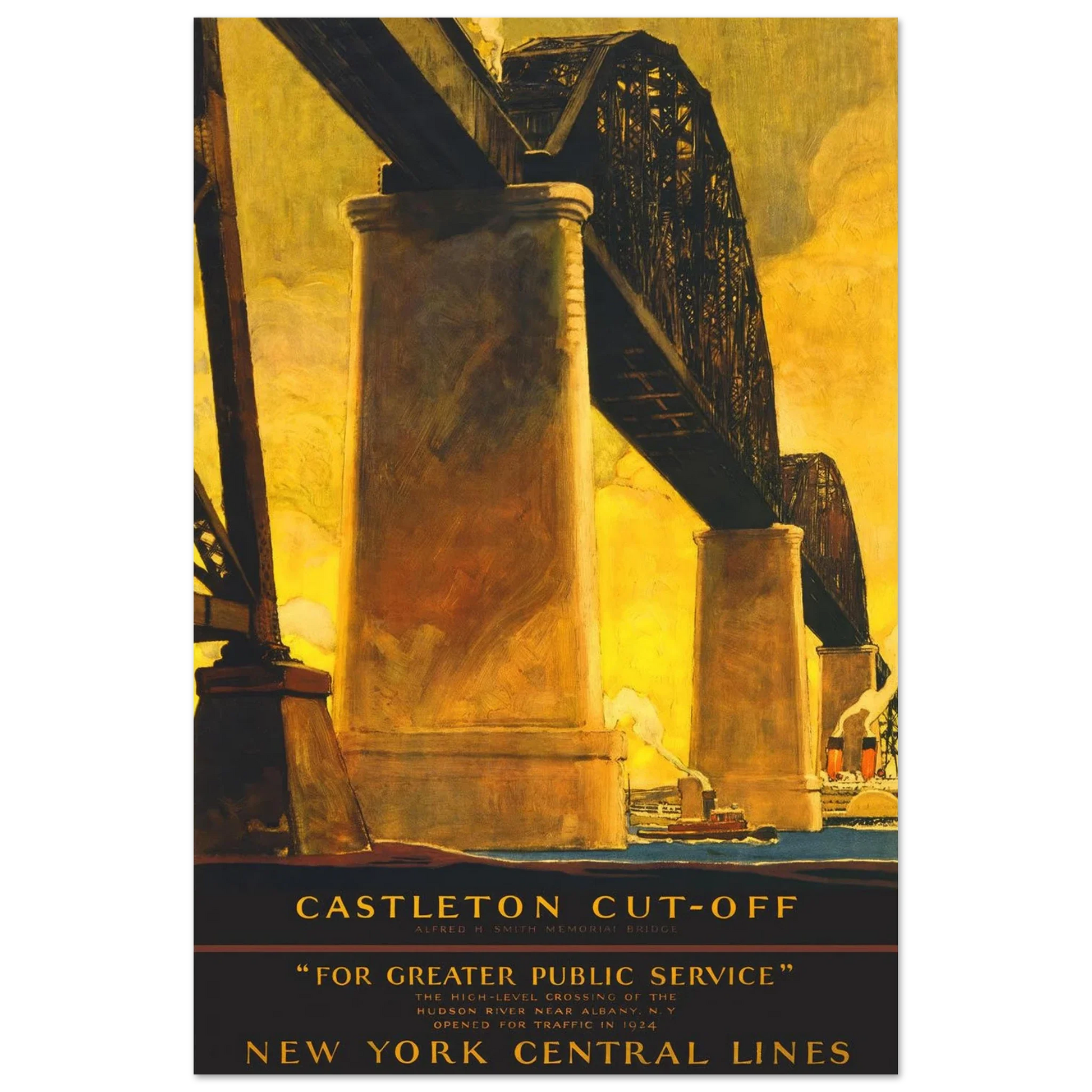 Castleton Cutoff Railroad Poster