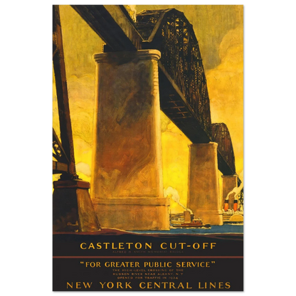 Castleton Cutoff Railroad Poster