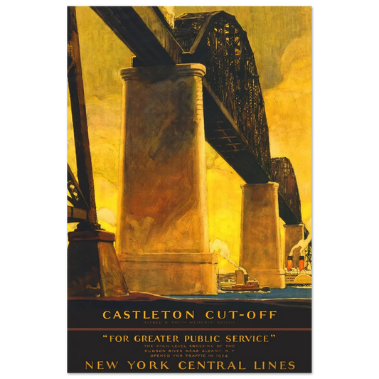 Castleton Cutoff Railroad Poster