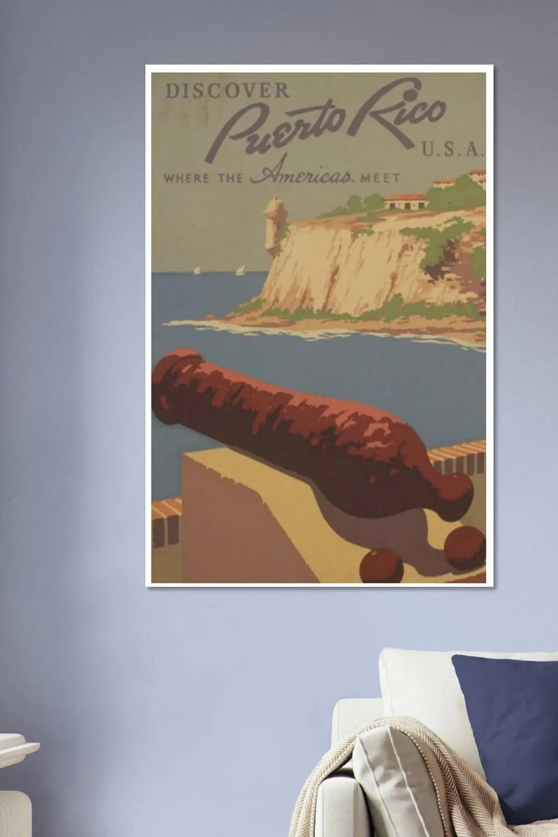 Discover Puerto Rico Travel Poster, 1930s by The Poster Archive