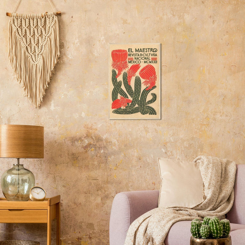 El Maestro #1 Mexican Advertising Poster in Beige, 1922 by The Poster Archive