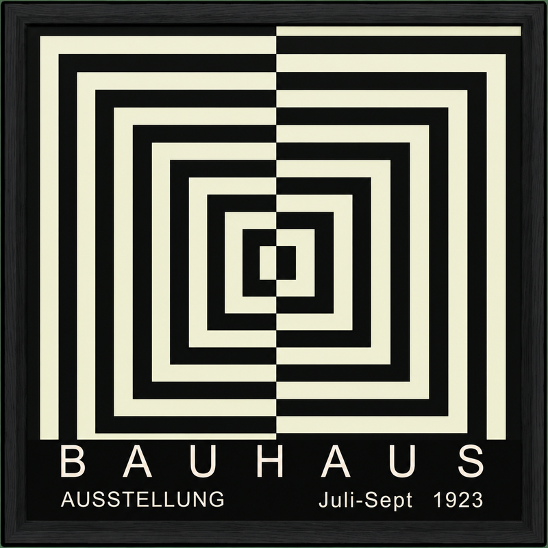 Bauhaus-style Bullseye Print by The Poster Archive