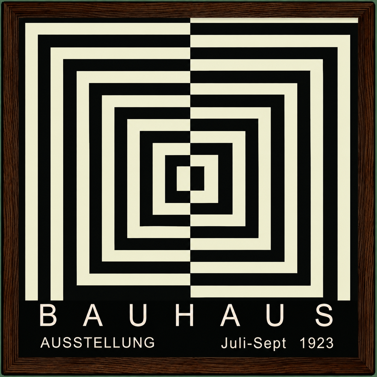 Bauhaus-style Bullseye Print by The Poster Archive