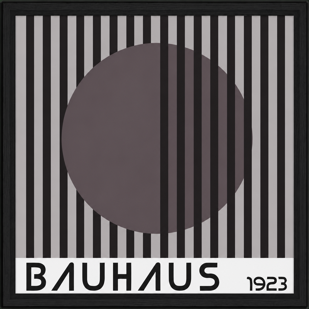 Bauhaus style Moon Print by The Poster Archive