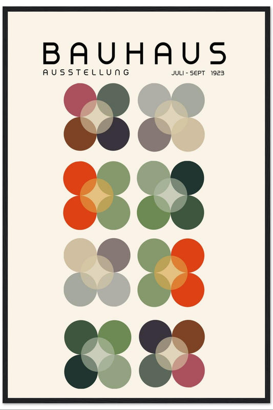 Bauhaus Color Geometry Poster No. 7
