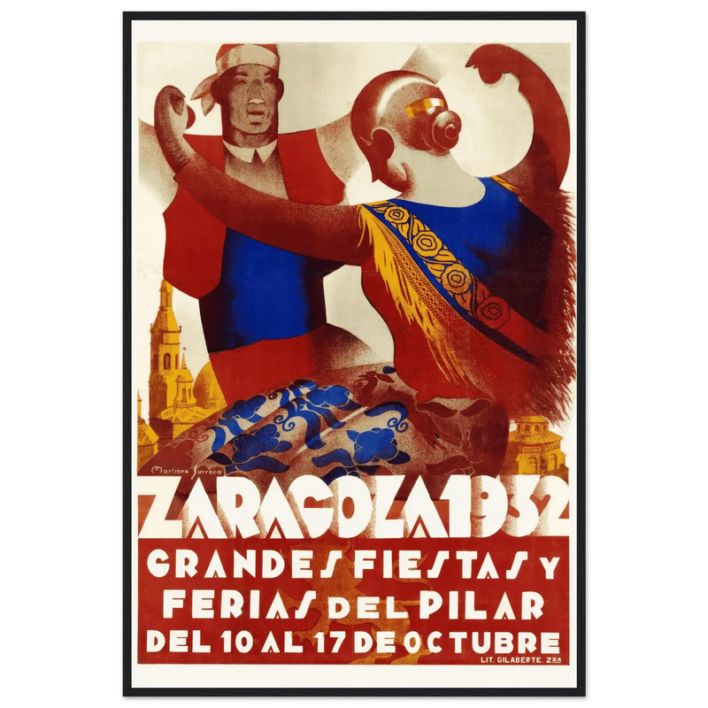 Zaragoza Fiesta Poster, 1932