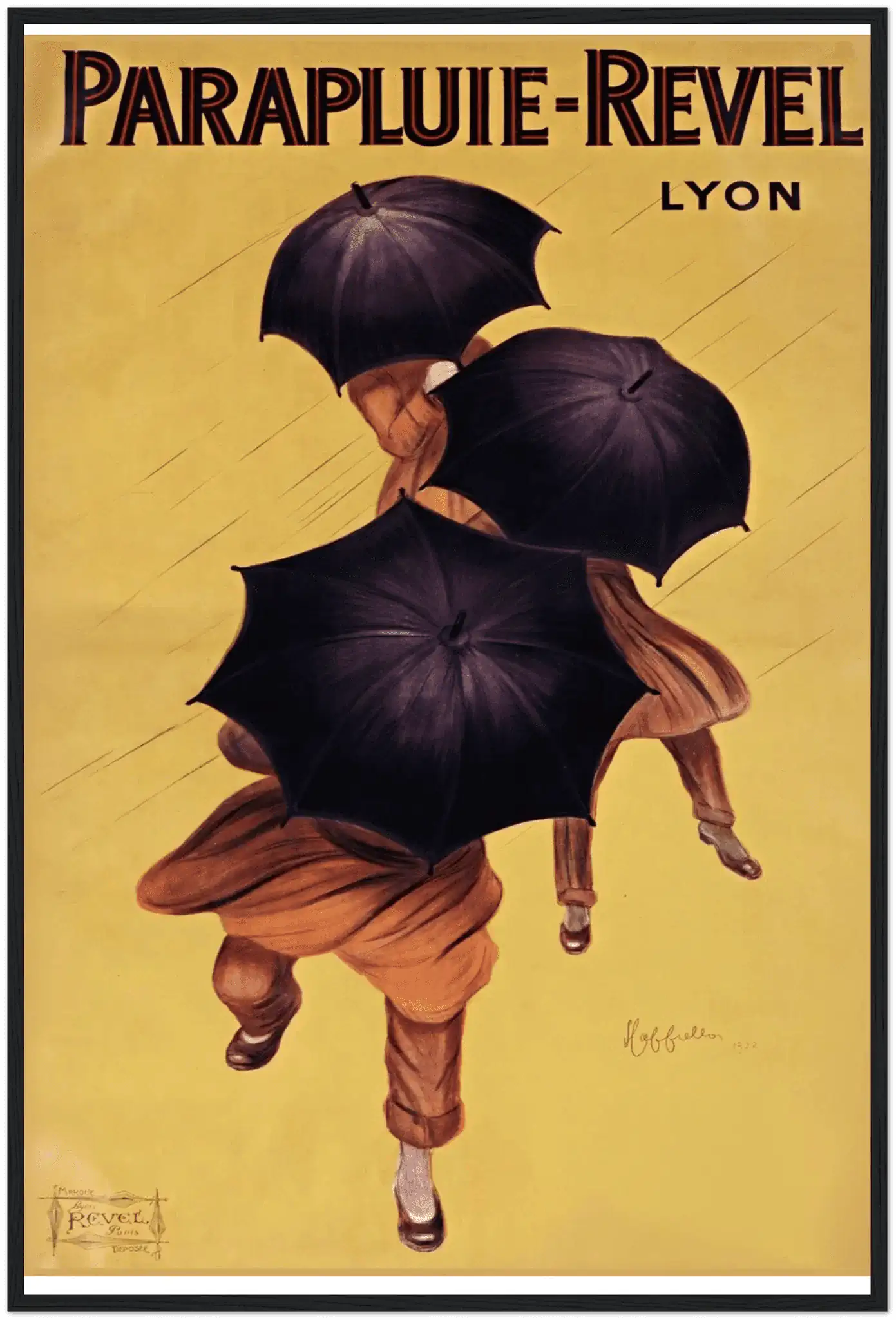 Parapluie-Revel — Classic French Umbrella Advertising Poster, 1922