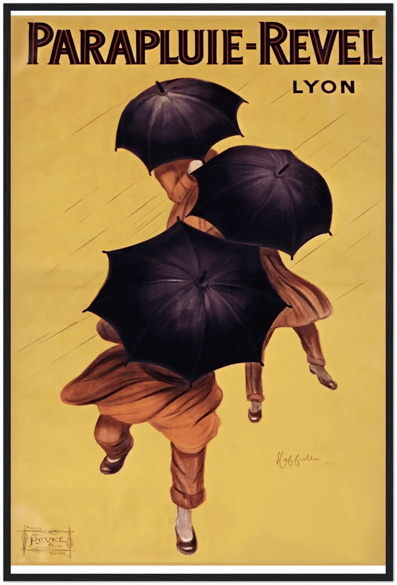 Parapluie-Revel — Classic French Umbrella Advertising Poster, 1922