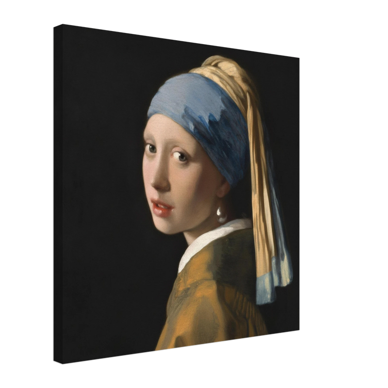 Vermeer Girl with a Pearl Earring, 1665 - Square Print by The Poster Archive