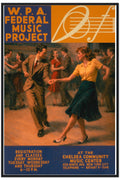 WPA-Era NYC Dance Class Poster, 1940s