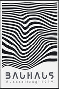 Bauhaus Style B+W Geometric Poster No. 3