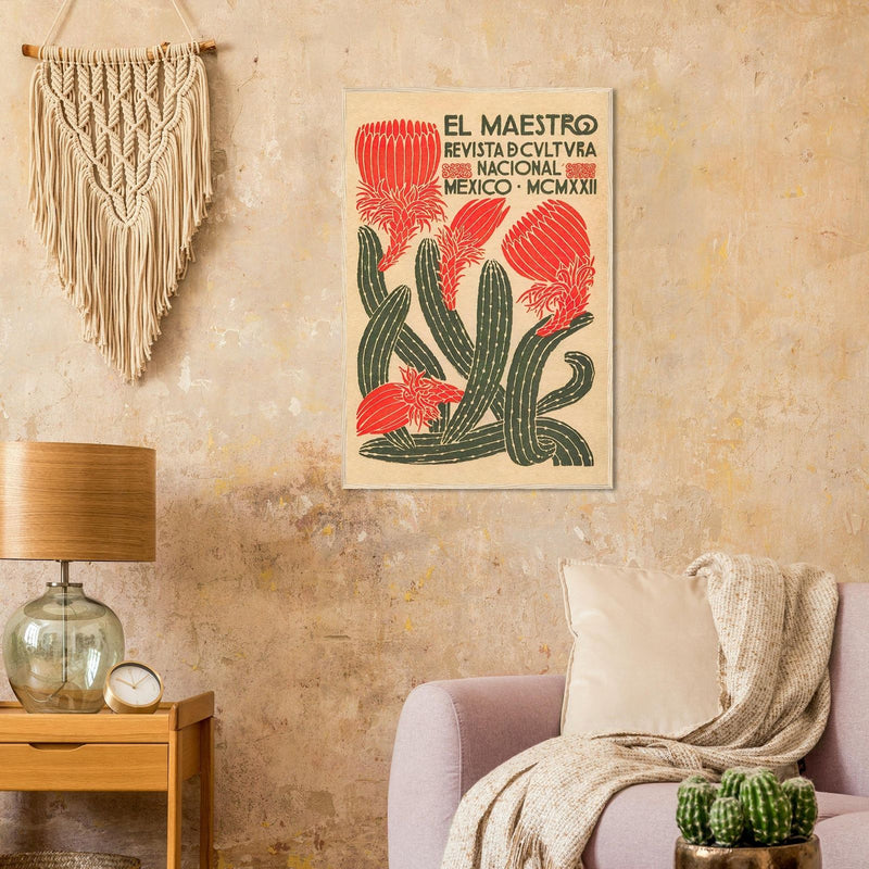 El Maestro #1 Mexican Advertising Poster in Beige, 1922 by The Poster Archive