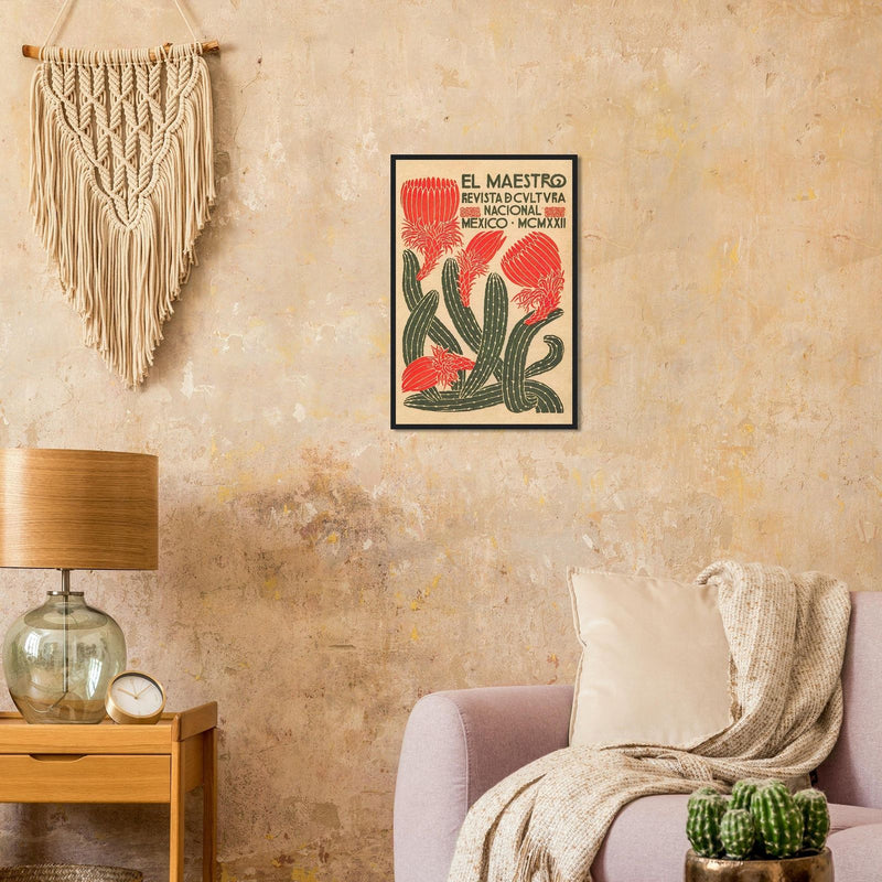 El Maestro #1 Mexican Advertising Poster in Beige, 1922 by The Poster Archive