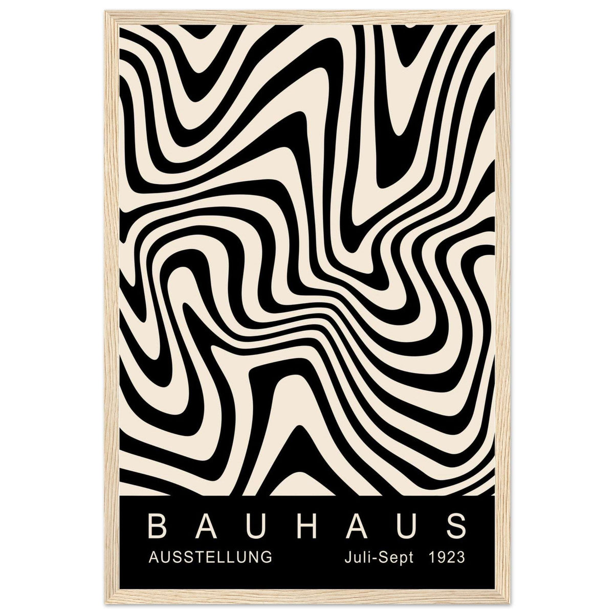 Bauhaus-style Gallery Exhibition Poster