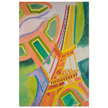 Robert Delaunay Eiffel Tower Art Print, 1911