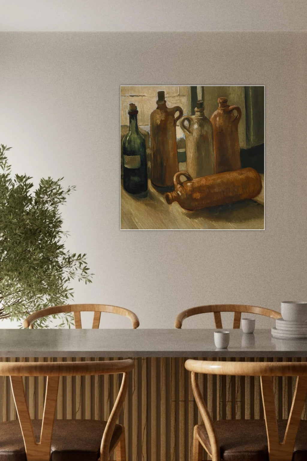 Van Gogh "Still Life with Bottles and Earthenware" (1885) by The Poster Archive