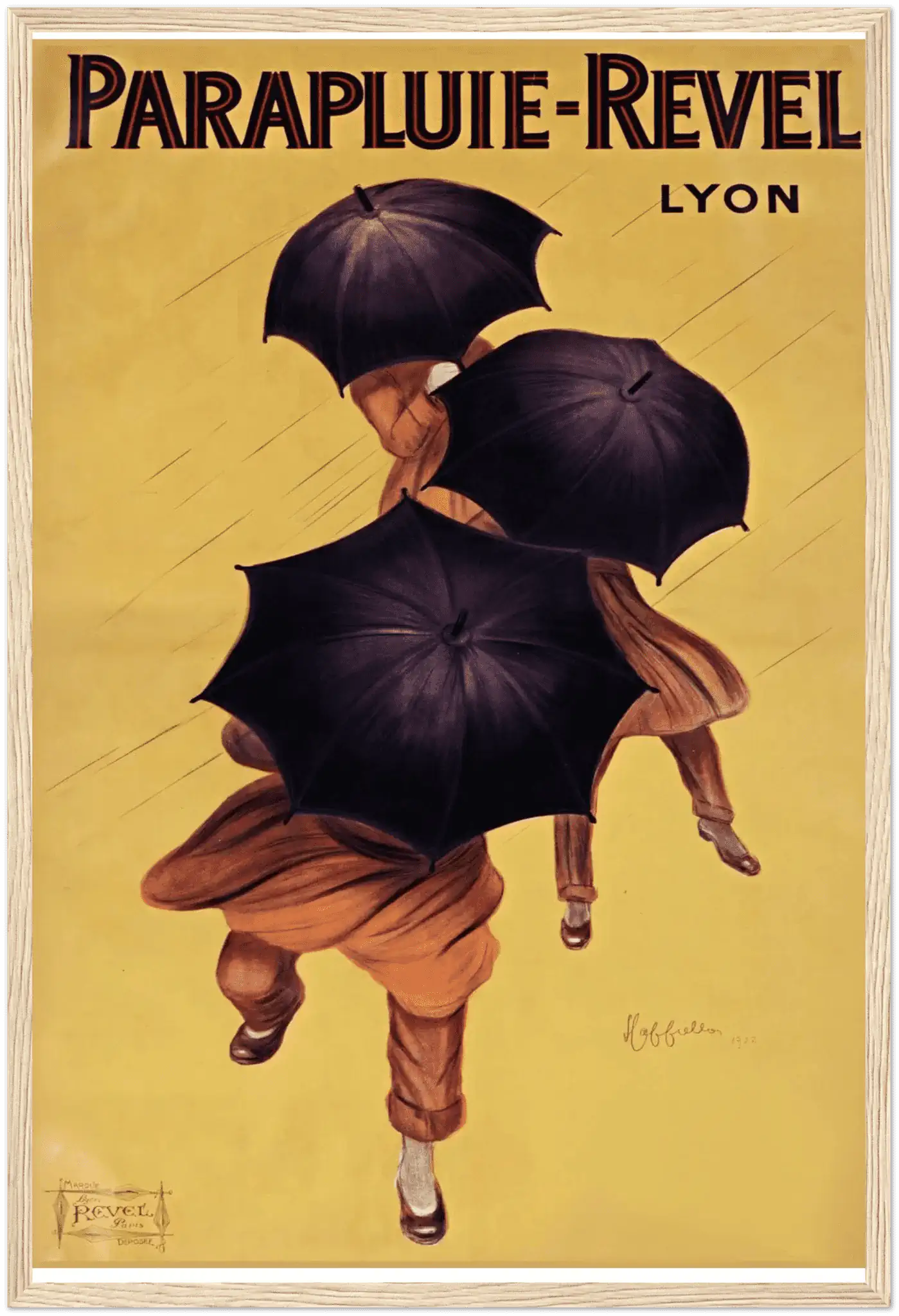 Parapluie-Revel — Classic French Umbrella Advertising Poster, 1922