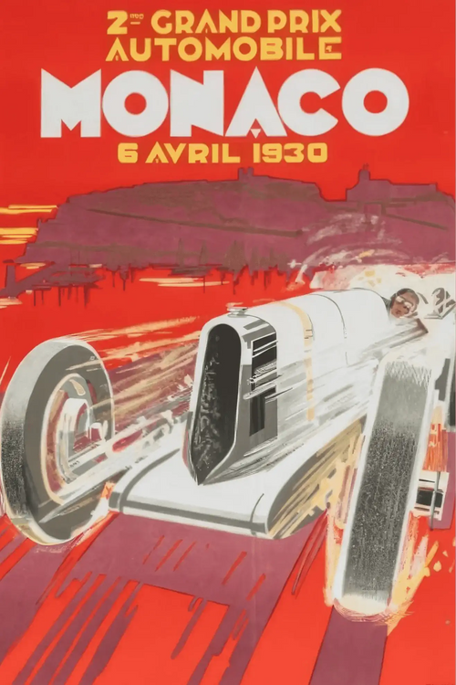 Monaco Grand Prix Poster, 1930