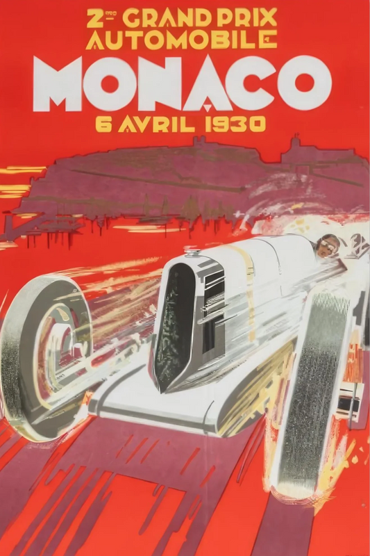 Monaco Grand Prix Poster, 1930
