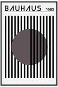 Bauhaus Style B+W Geometric Poster No. 2