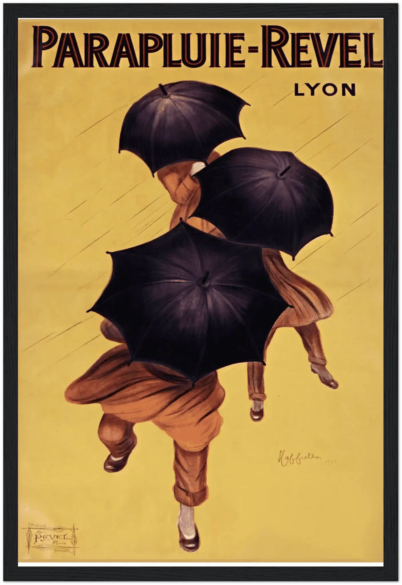 Parapluie-Revel — Classic French Umbrella Advertising Poster, 1922