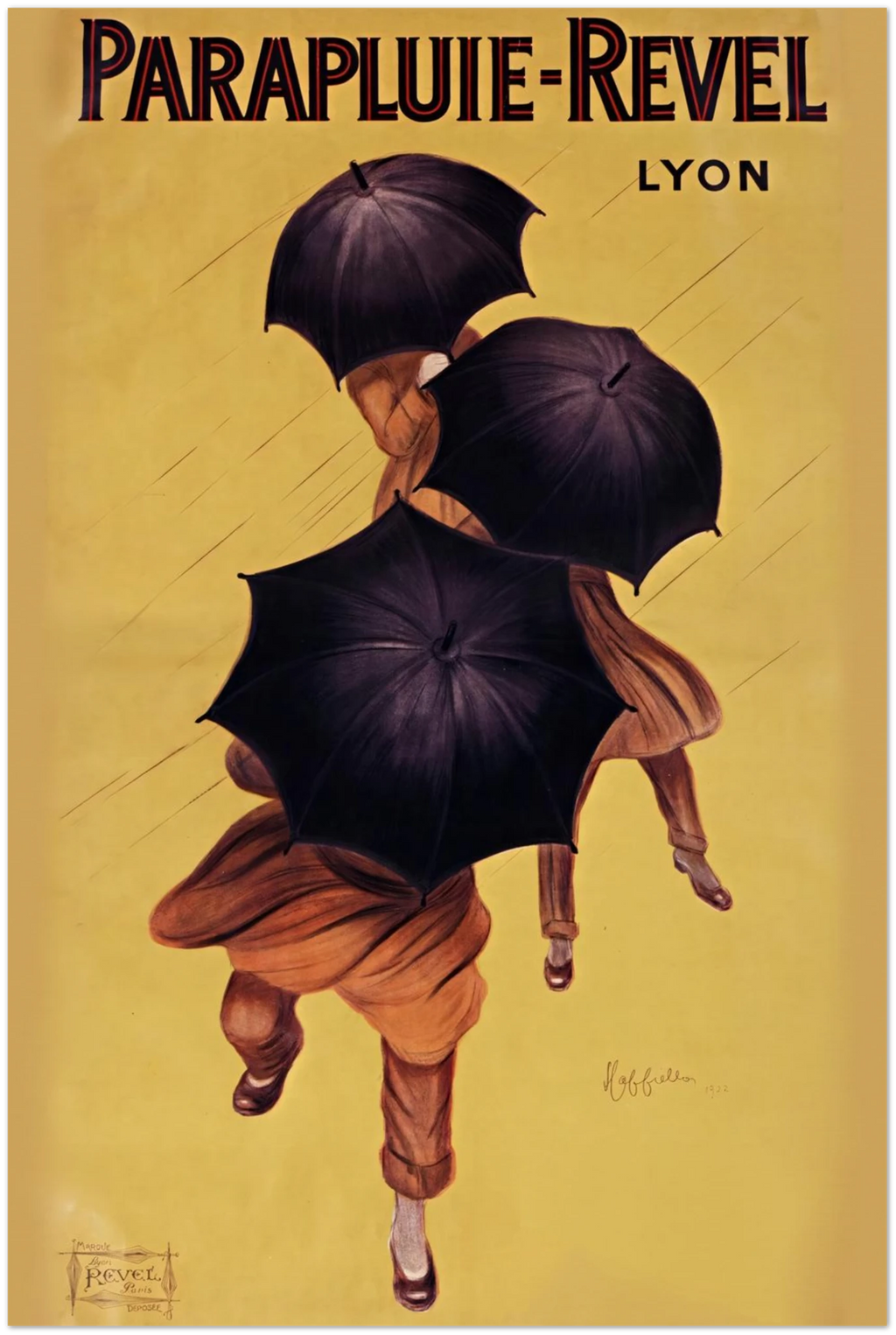 Leonetto Cappiello Parapluie Revel Poster, 1920s