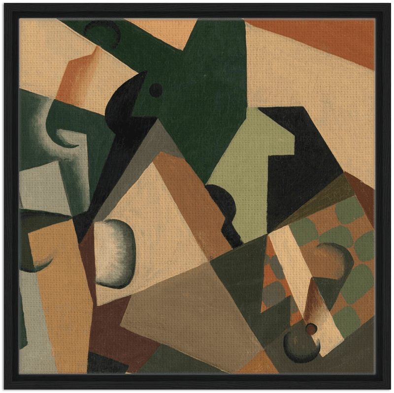 Juan Gris Glass and Checkerboard, 1917 by The Poster Archive