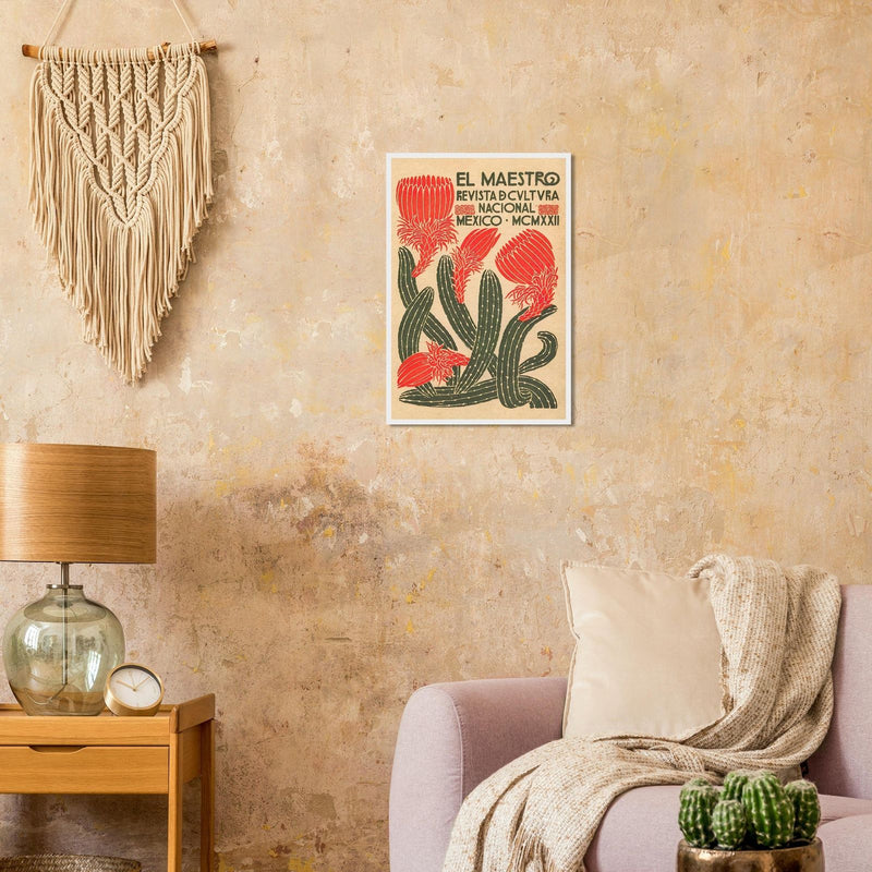 El Maestro #1 Mexican Advertising Poster in Beige, 1922 by The Poster Archive