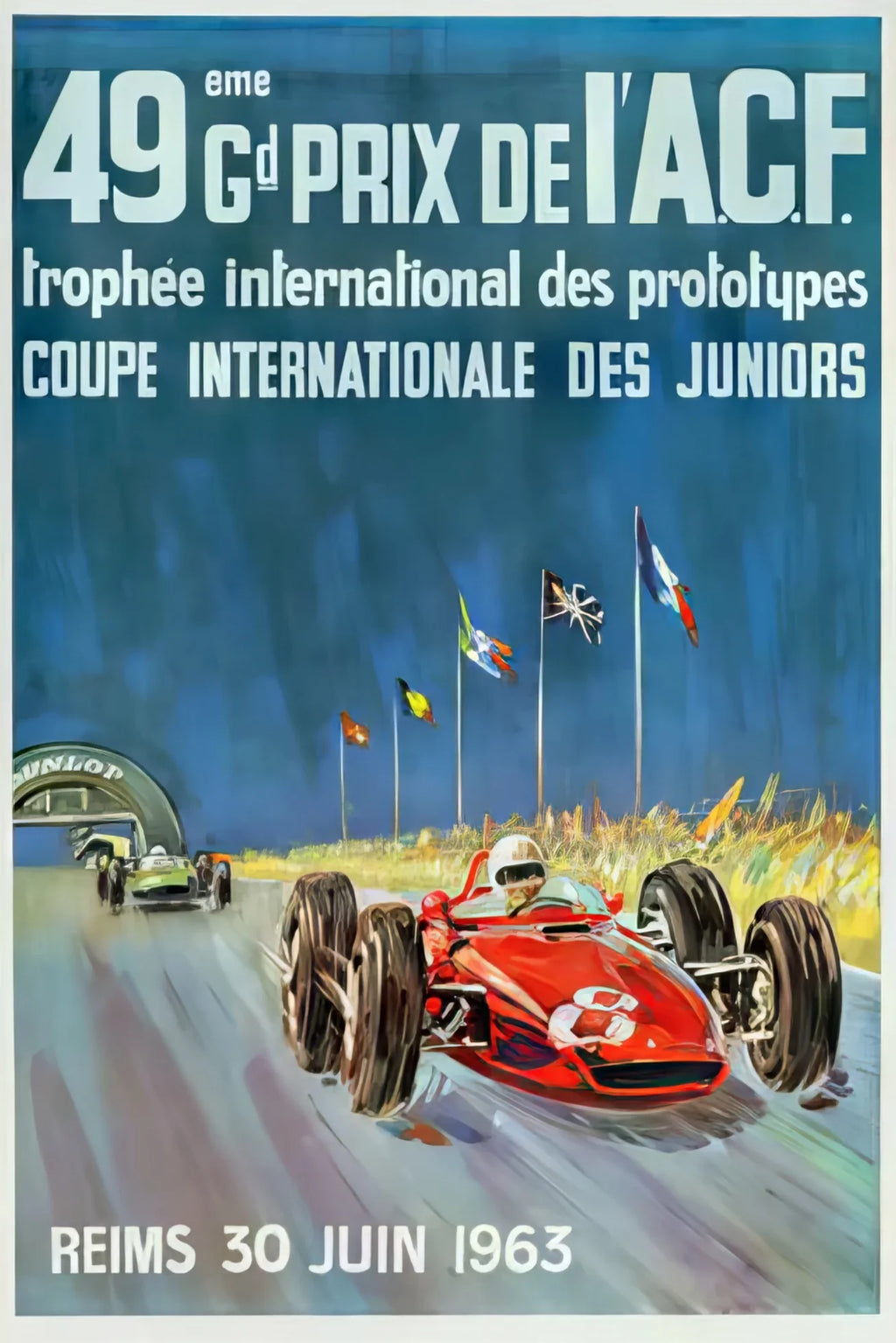 International Grand Prix Racing Poster, 1963