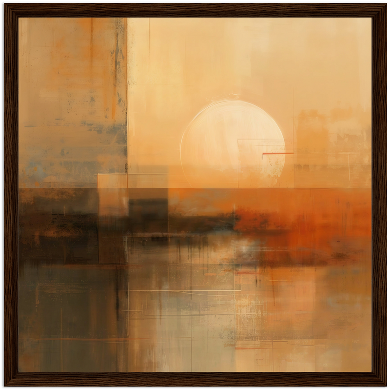 Golden Hour Abstract by The Poster Archive