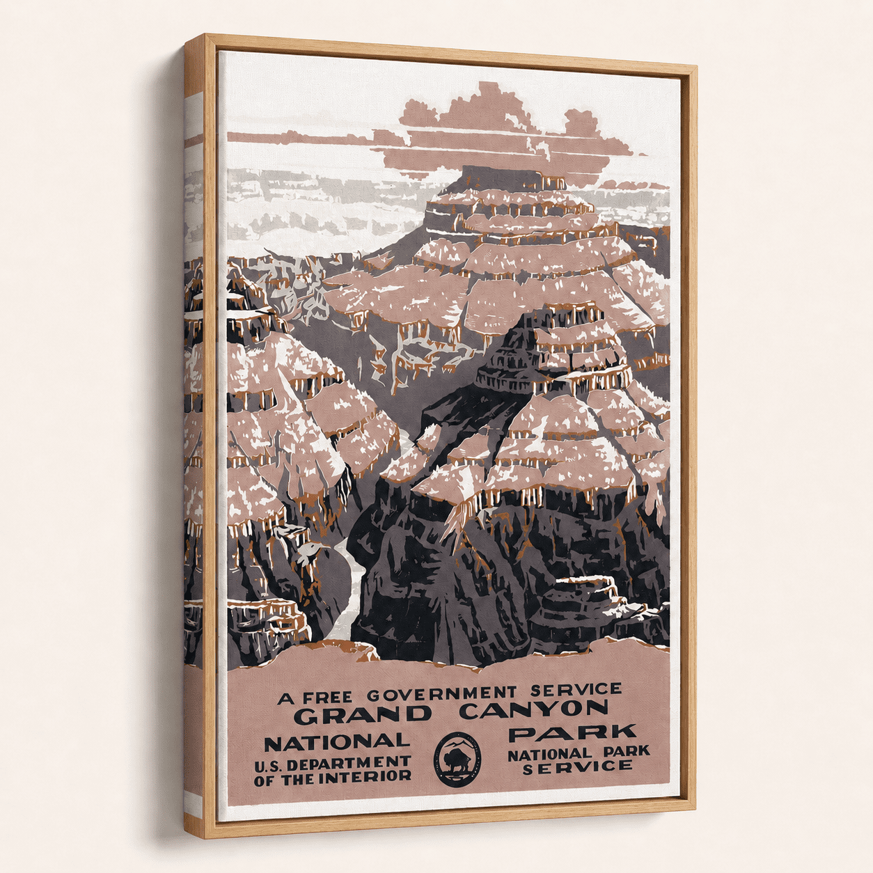 WPA Grand Canyon National Park Poster, 1930s by The Poster Archive