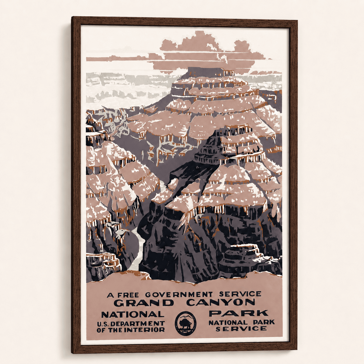 WPA Grand Canyon National Park Poster, 1930s by The Poster Archive