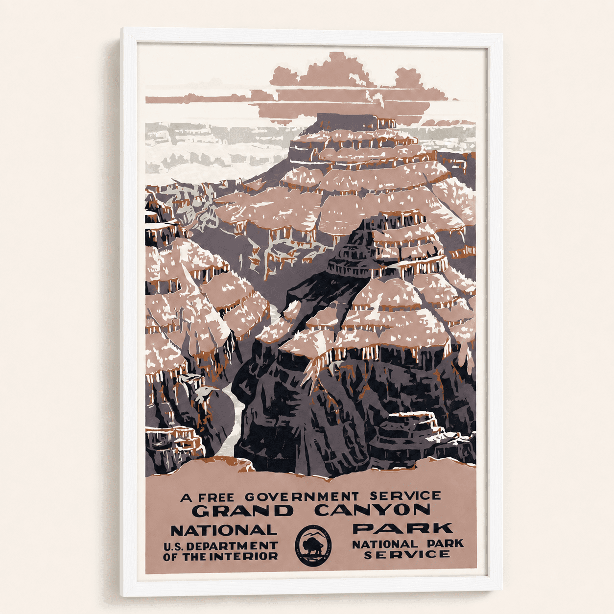 WPA Grand Canyon National Park Poster, 1930s by The Poster Archive