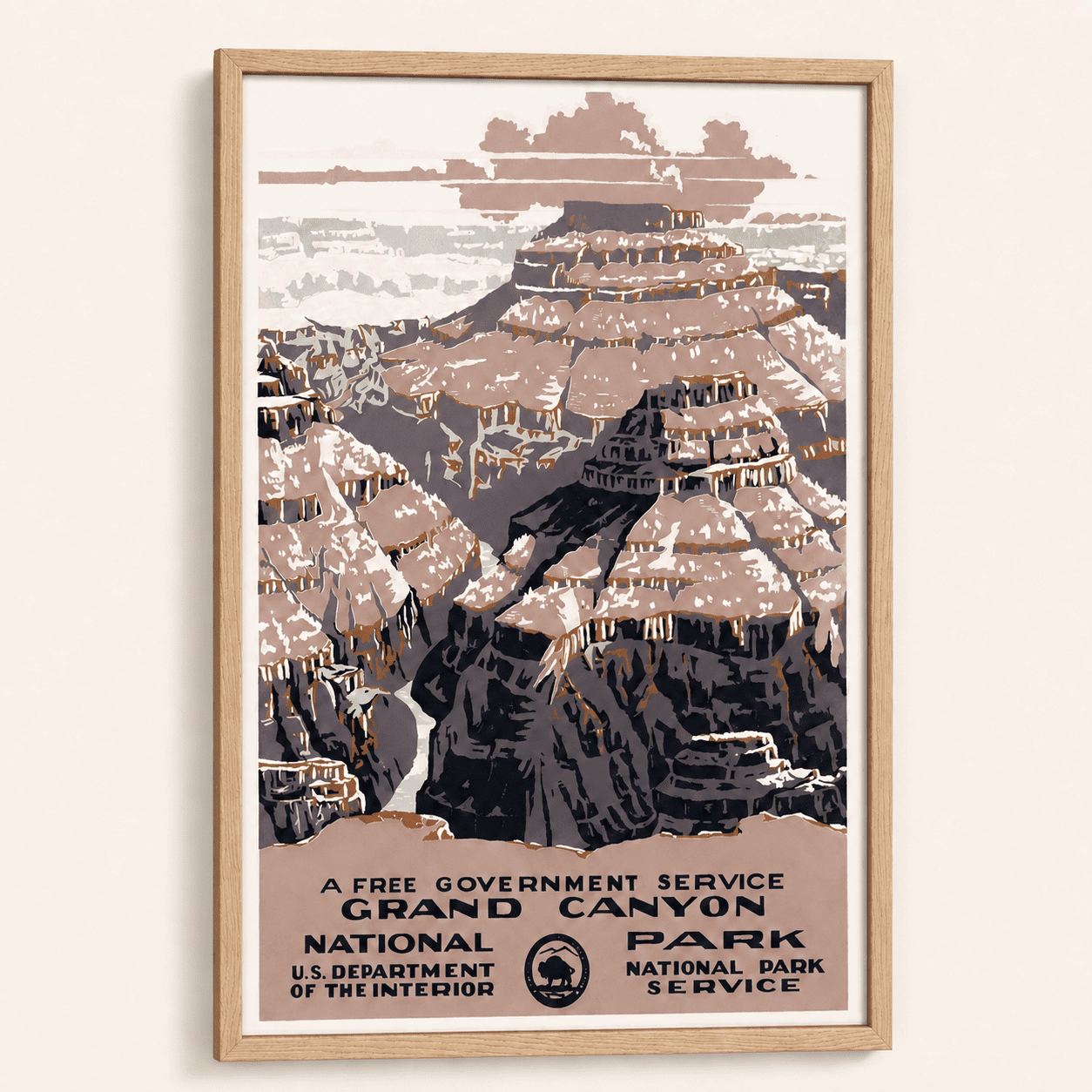 WPA Grand Canyon National Park Poster, 1930s by The Poster Archive