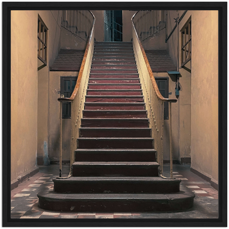 La Condesa CDMX Art Deco Staircase by The Poster Archive