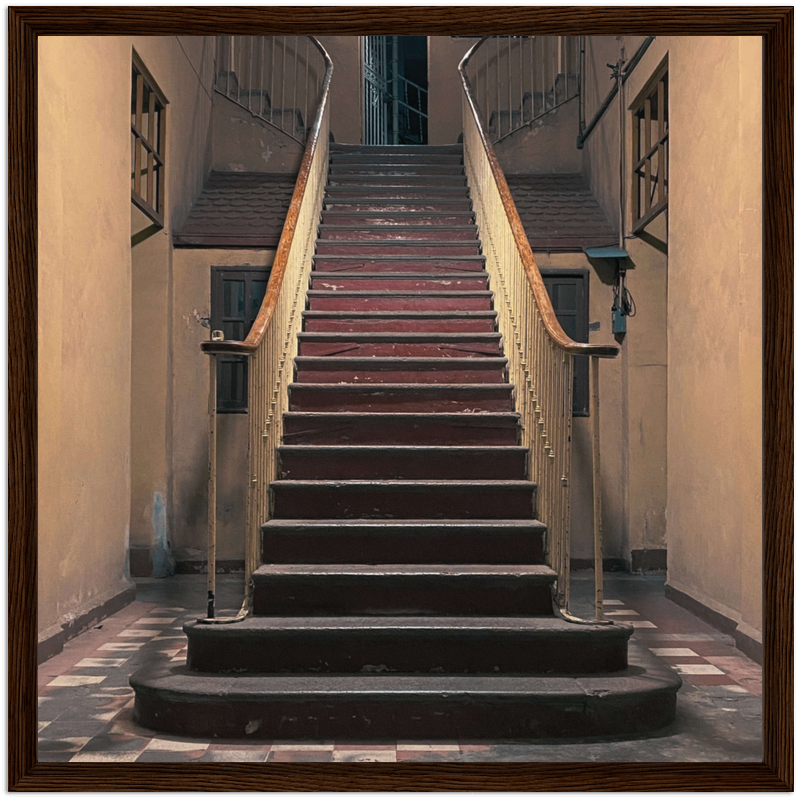La Condesa CDMX Art Deco Staircase by The Poster Archive