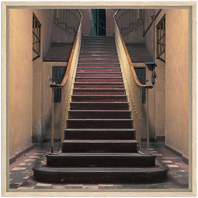 La Condesa CDMX Art Deco Staircase by The Poster Archive