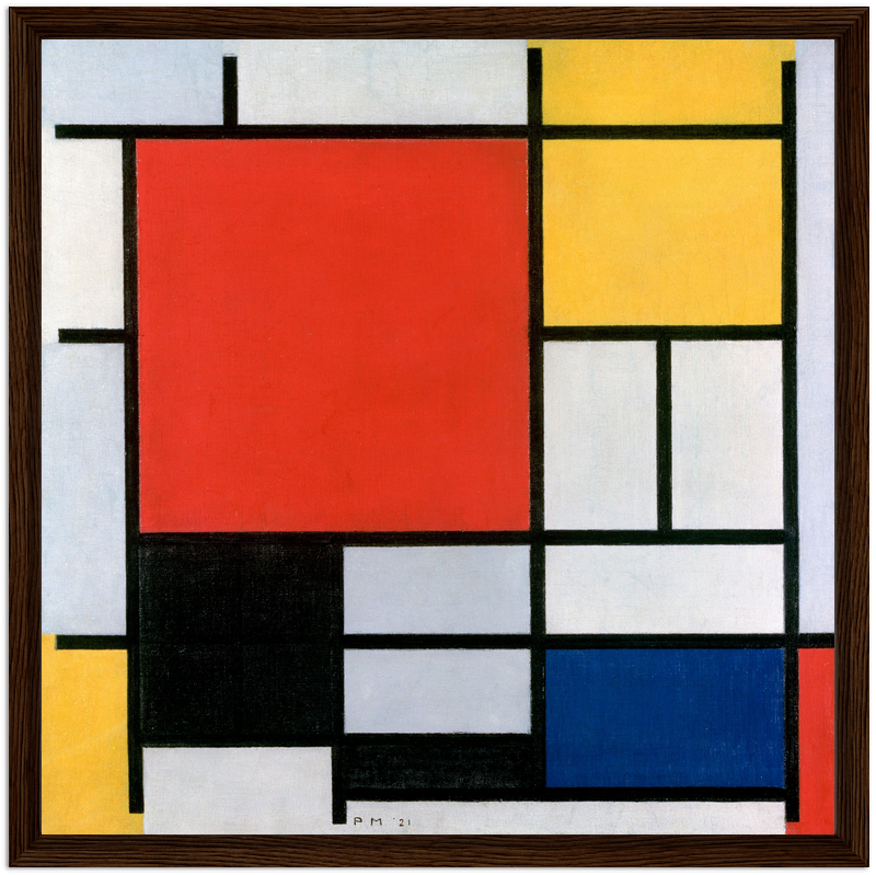 Mondrian Bauhaus style, 1921 by The Poster Archive