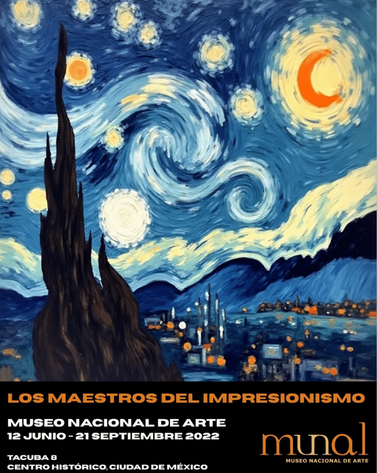 MUNAL Impressionism Exhibit 2022 Poster 