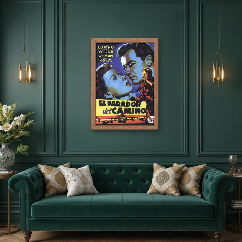Spanish B-Movie Film Noir Poster, 1940s by The Poster Archive