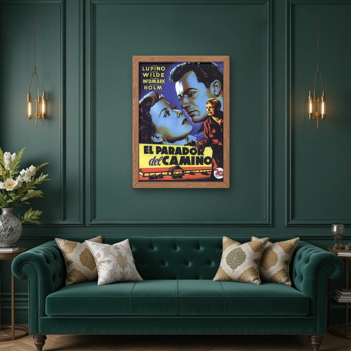 Spanish B-Movie Film Noir Poster, 1940s by The Poster Archive