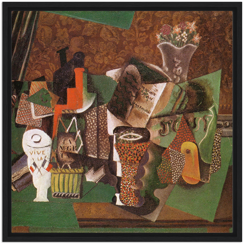 Picasso Still Life with Cards, 1914 by The Poster Archive