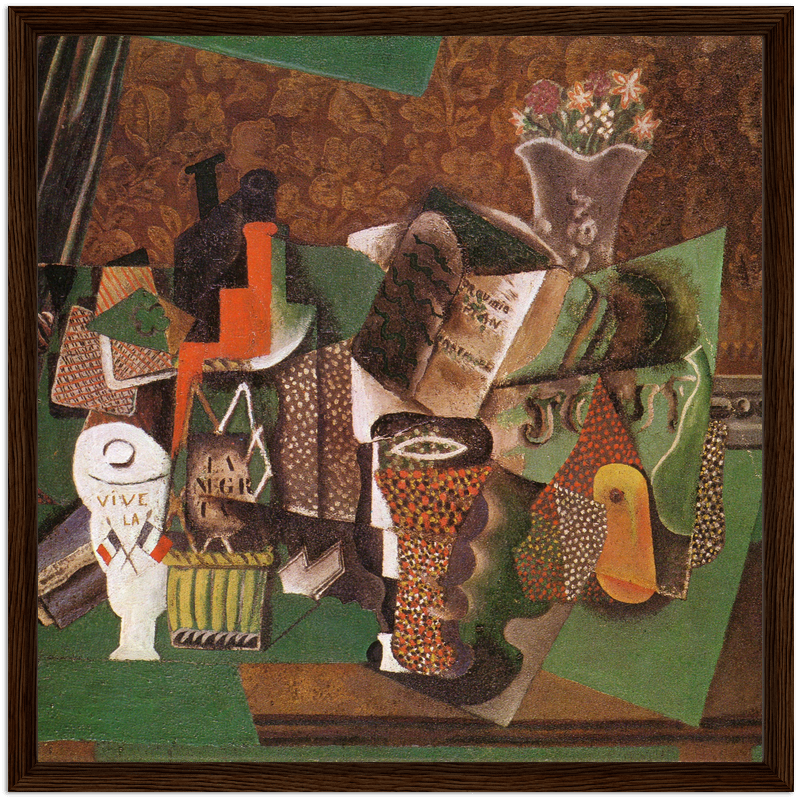 Picasso Still Life with Cards, 1914 by The Poster Archive