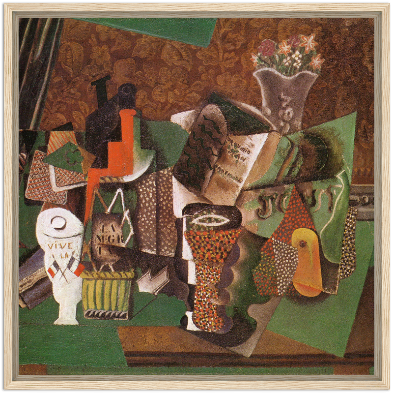 Picasso Still Life with Cards, 1914 by The Poster Archive