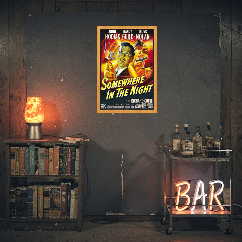 Somewhere in the Night, 1946 — Film Noir Movie Poster by The Poster Archive