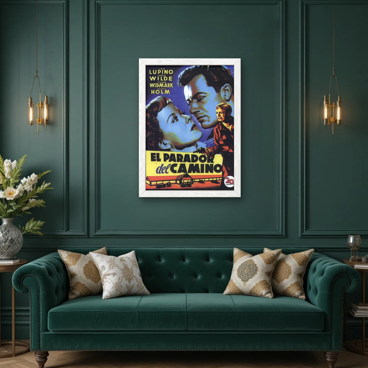 Spanish B-Movie Film Noir Poster, 1940s by The Poster Archive