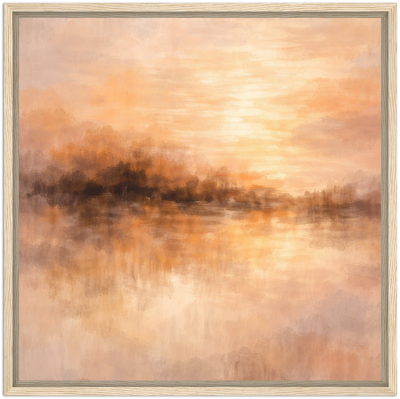 Sunset over the Lake by The Poster Archive