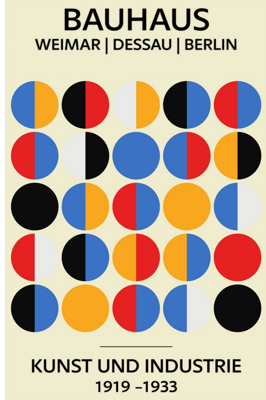 Vintage K+I Bauhaus Gallery Exhibition Poster #2 11x17 Default Title